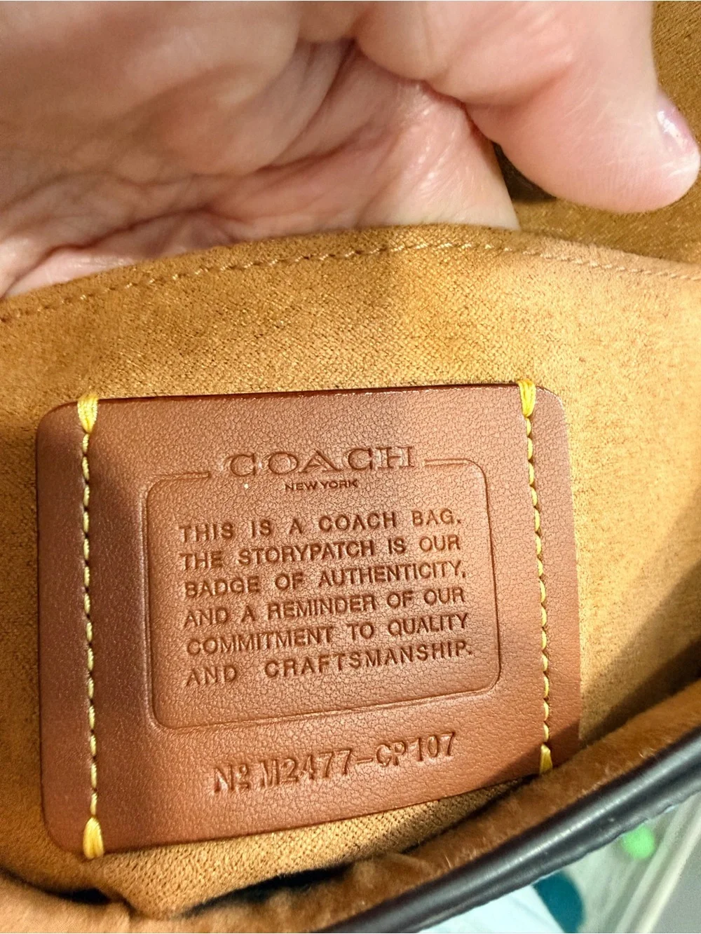 Coach Light Blue Pebble Leather Crossbody with Buckle Detail